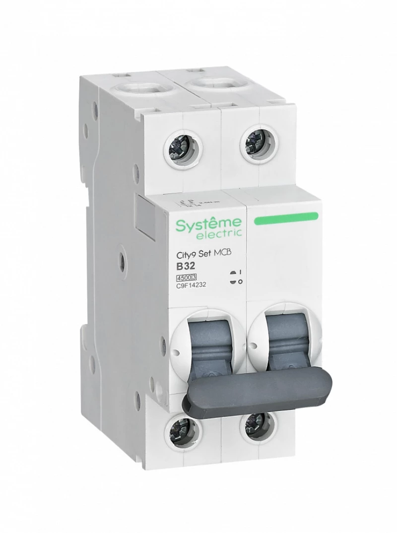   Systeme City9 - 2P - 32A - B - 4.5kA - 2M