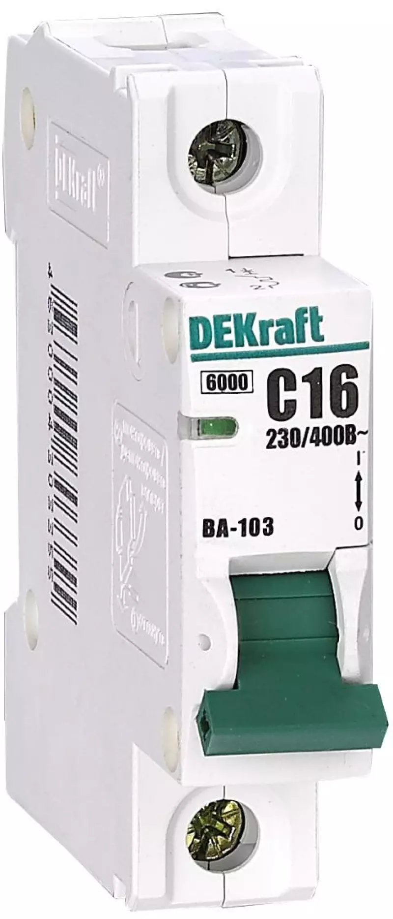   Dekraft -103 - 1P - 6A - B - 6kA - 1M