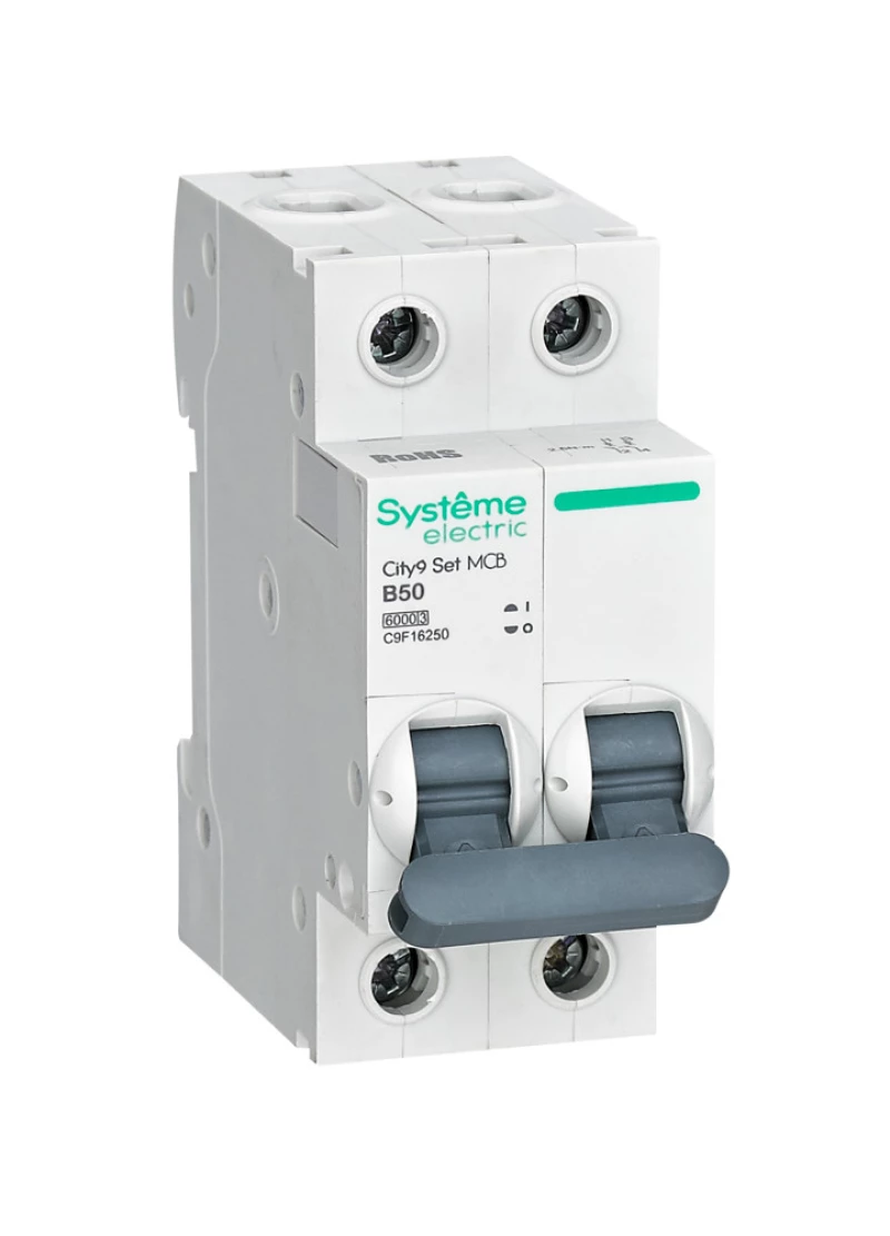   Systeme City9 - 2P - 50A - B - 6kA - 2M