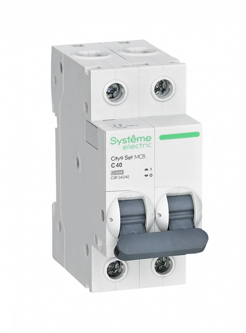   Systeme City9 - 2P - 40A - C - 4.5kA - 2M