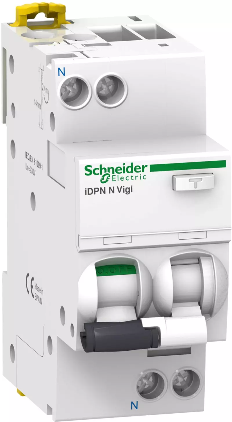   () Schneider Acti9 iDPN N VIGI - 1P+N - 6A - AC - 30mA -  C - 6kA