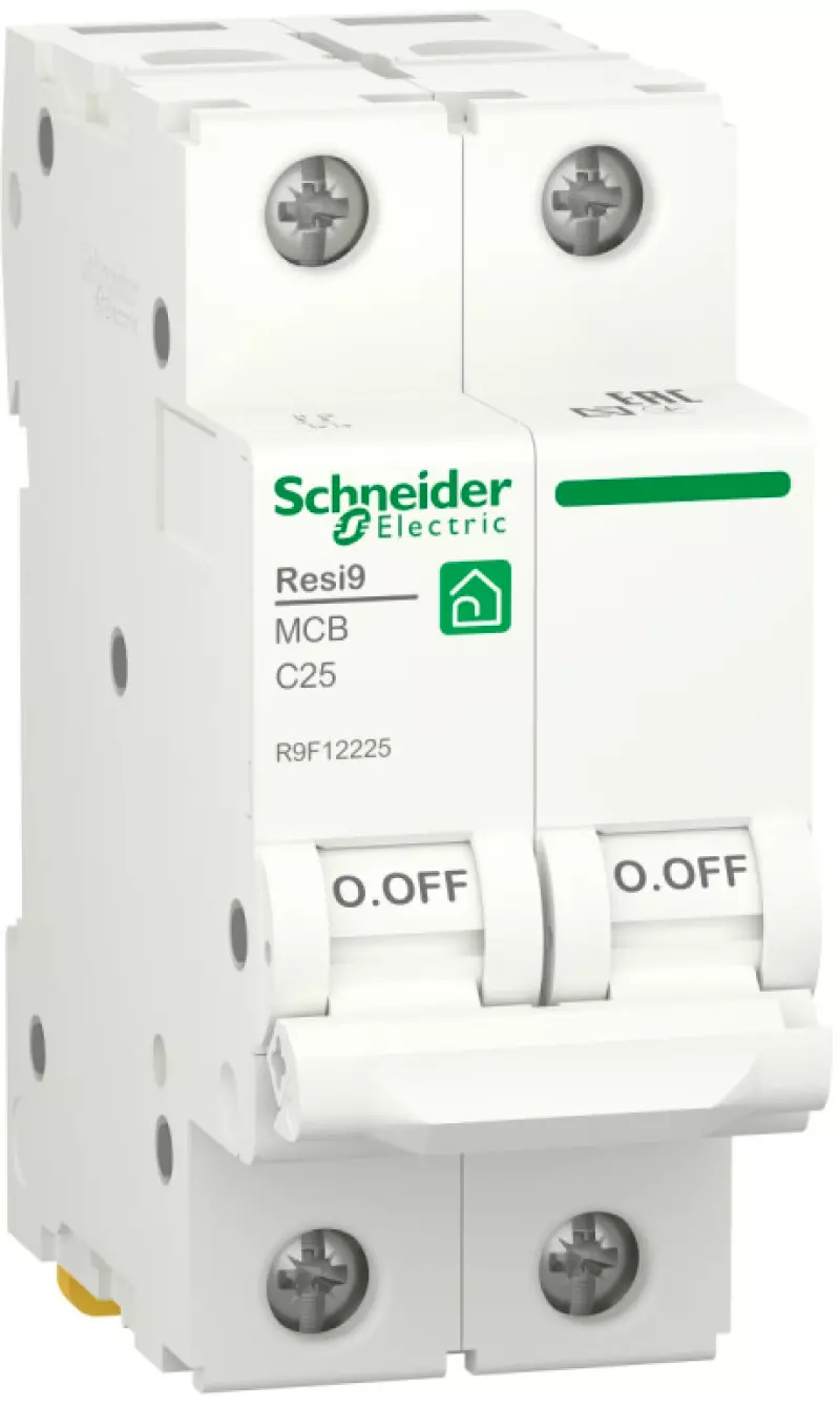   Schneider Resi9 - 2P - 25A - C - 6kA - 1M - 400