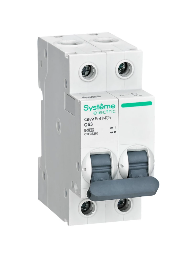   Systeme City9 - 2P - 63A - C - 6kA - 2M