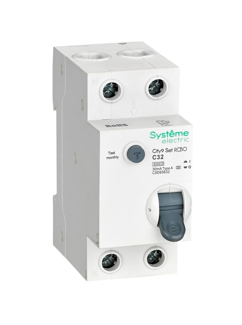   () Systeme City9 Set - 2P - 32A - A - 30mA -  C - 6kA