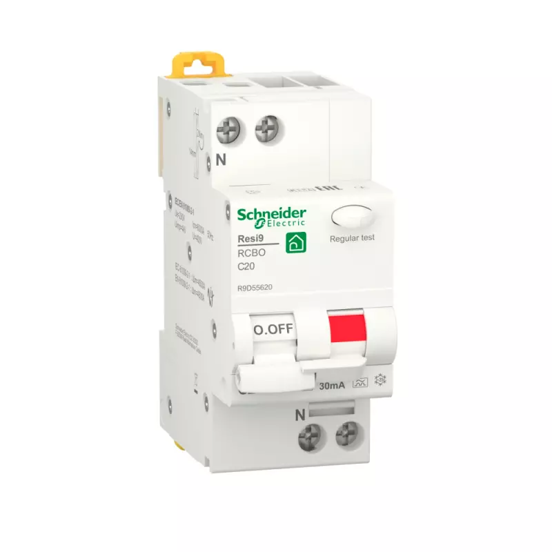   () Schneider Resi9 - 1P+N - 20A - A - 30mA -  C - 6kA