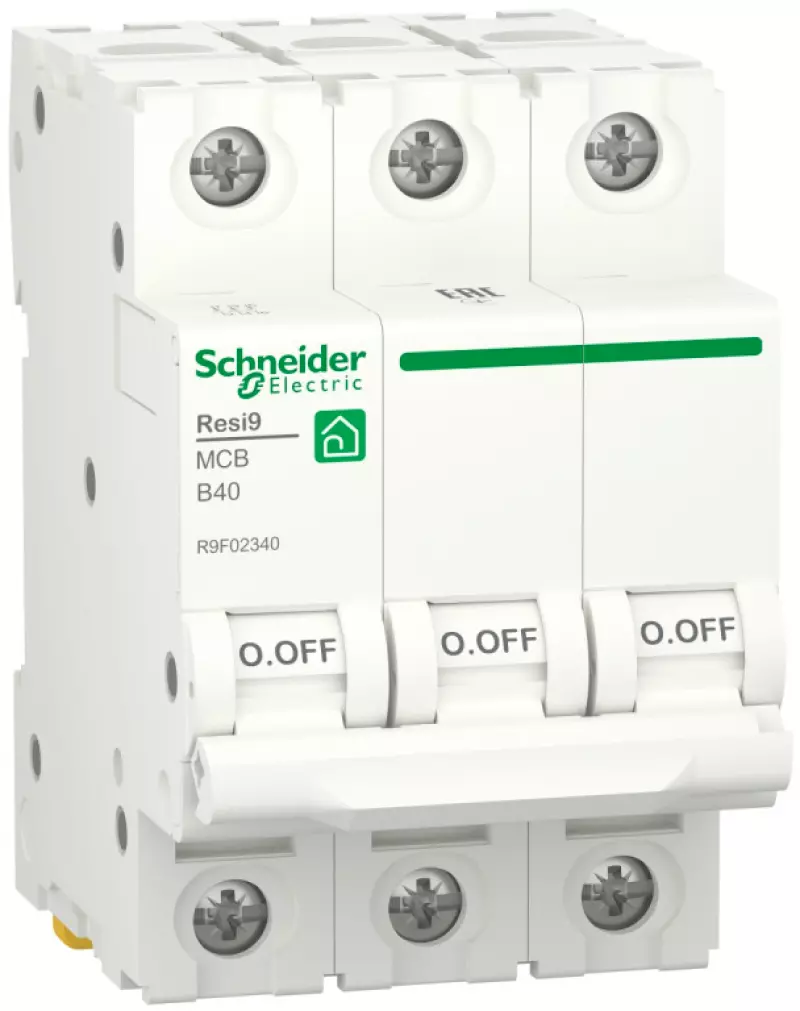   Schneider Resi9 - 3P - 40A - B - 6kA - 3M - 400