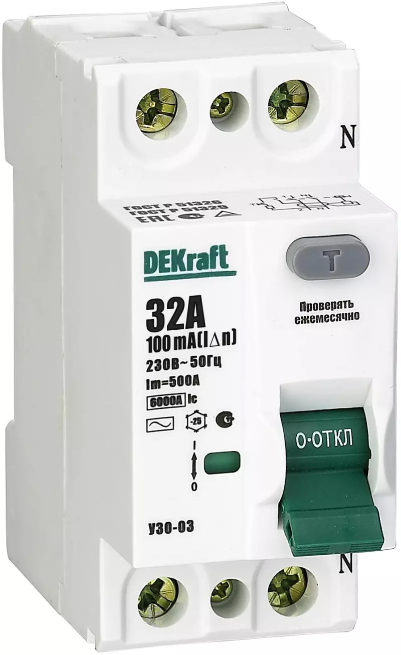    (/) Dekraft -03 - 1P+N - 40A - AC - 100mA