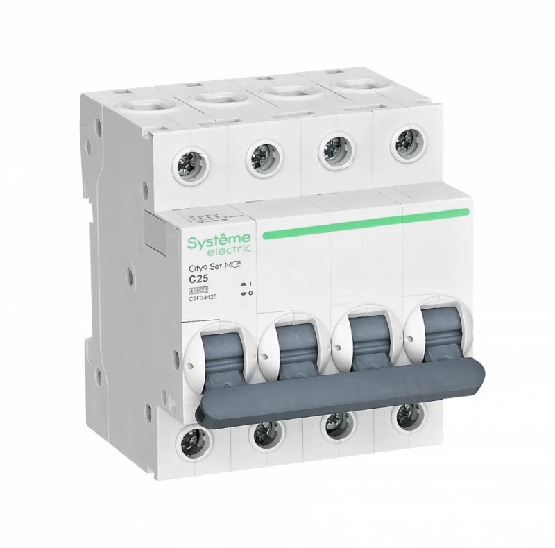   Systeme City9 - 4P - 25A - C - 4.5kA - 4M - 400