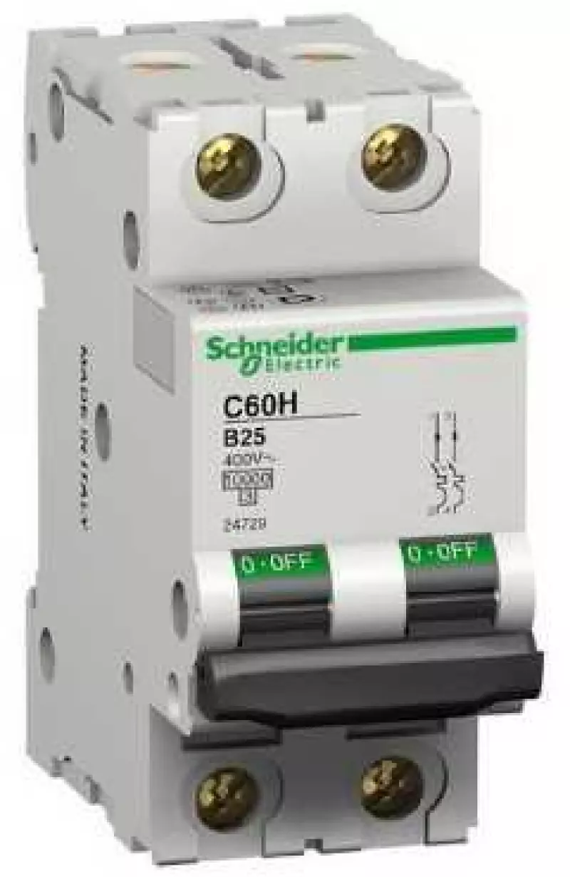   Schneider Multi9 C60H - 2P - 63A - B - 30kA - 2M