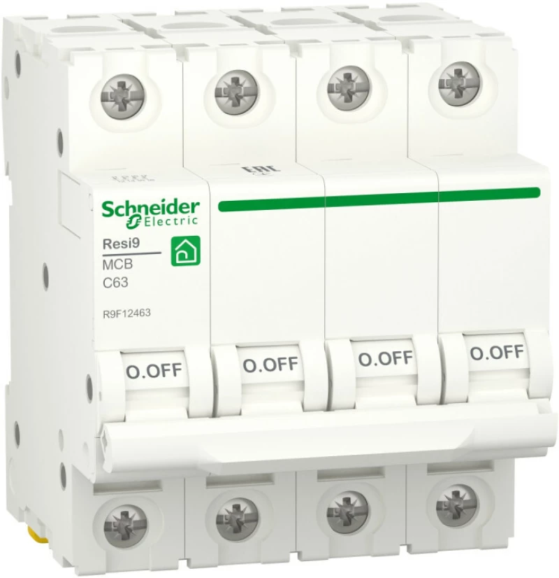   Schneider Resi9 - 4P - 63A - C - 6kA - 4M - 400