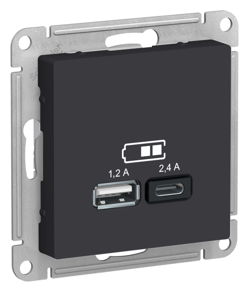   USB Schneider, USB-A + USB-C, 0.3 ()