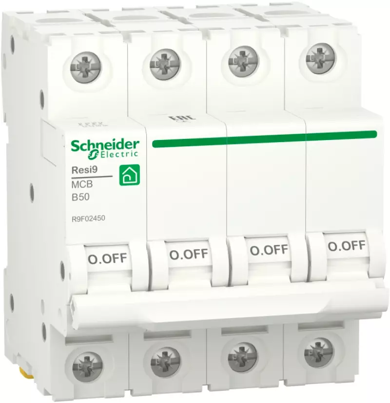   Schneider Resi9 - 4P - 50A - B - 6kA - 4M - 400