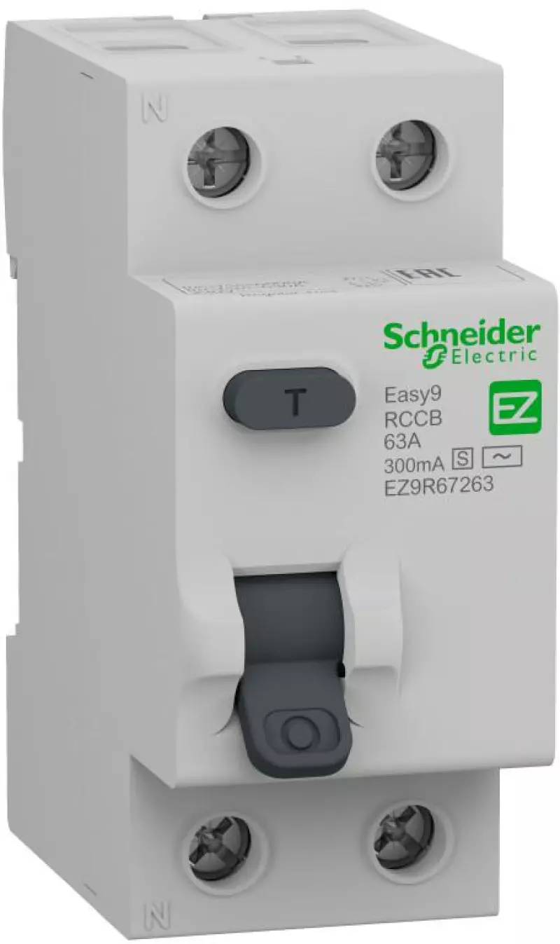     (/) Schneider Easy 9 - 1P+N - 63A - AC-S - 300mA