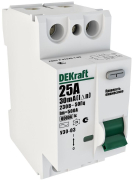    (/) Dekraft -03 - 1P+N - 32A - AC - 30mA